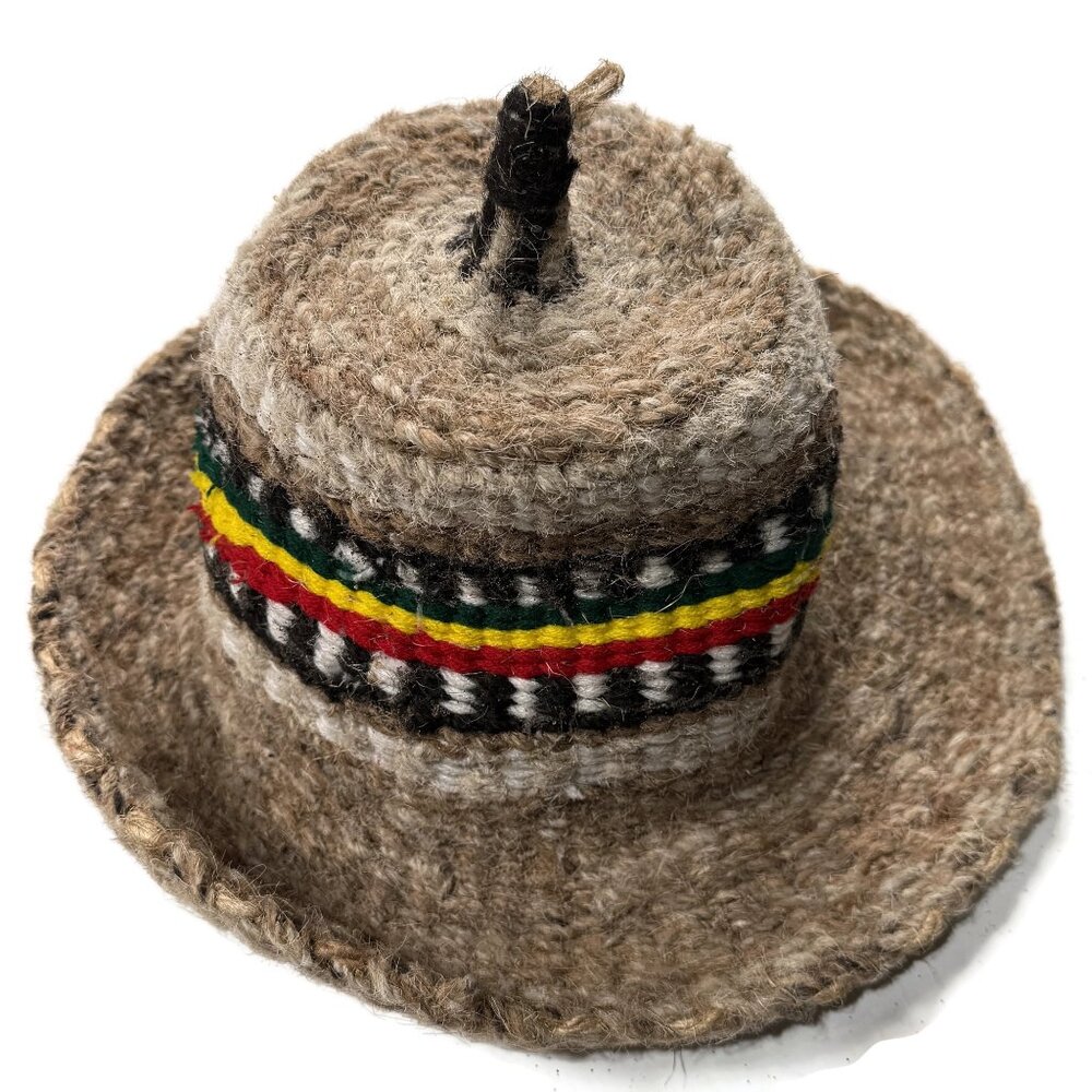 Ethiopian Northern‎ Mountains Traditional Handmade Sheep Wool Hat